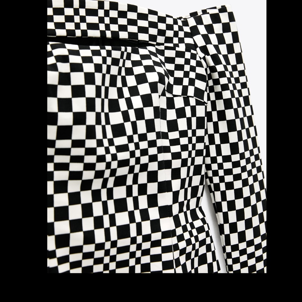 NEW!! Zara black and white plaid dress 👗 - Picture 5 of 13